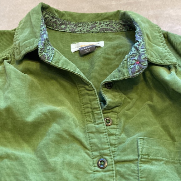 PILCRO SIGOURNEY CORDUROY TOP - Picture 4 of 6